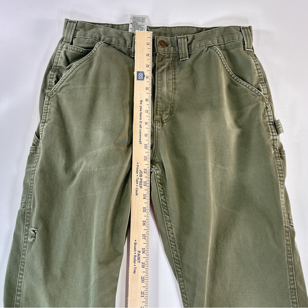 Carhartt Olive Green Relaxed Fit Pants - Picture 12 of 14